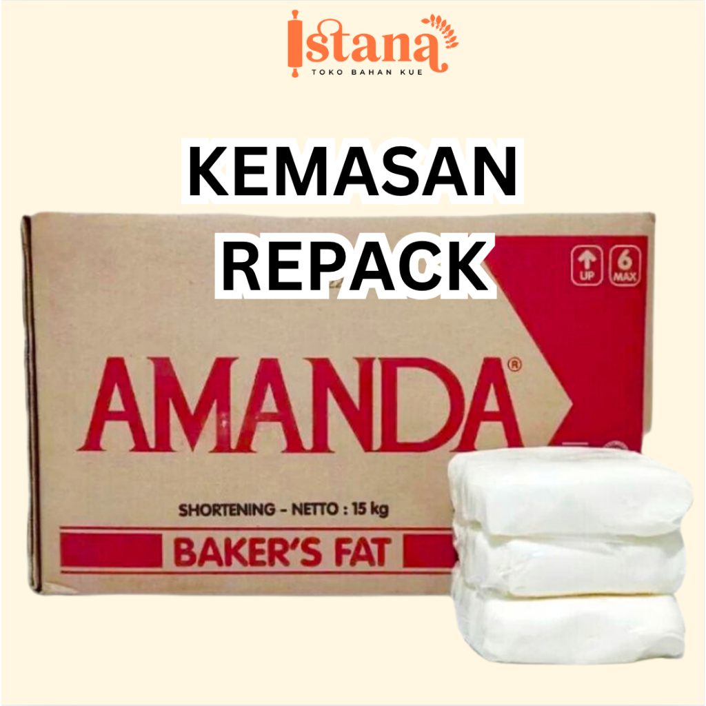 

AMANDA BAKERS FAT / MENTEGA PUTIH REPACK 500GR