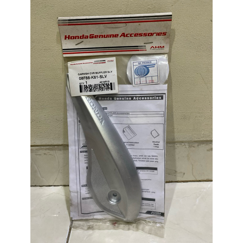 08F88K61SLVGarnishCVRMufflerSilver/GarnishCoverKnalpotBeatPopSilver