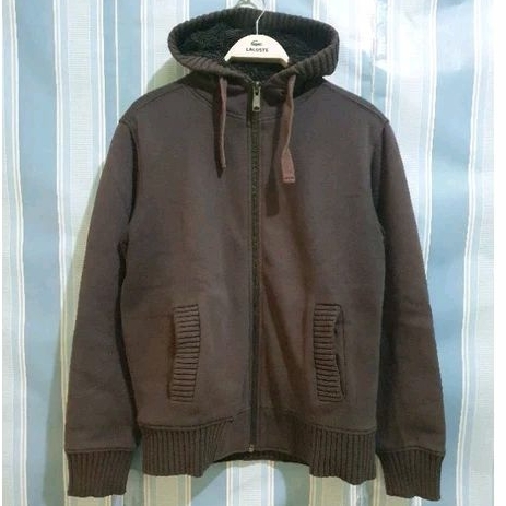 ZIP HOODIE BURTON LONDON SHERPA Size S #HDA135