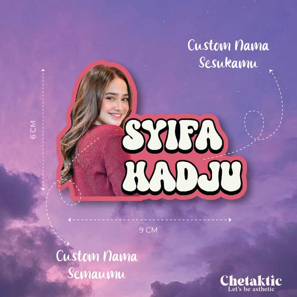 

Stiker Custom Foto & Nama | Stiker Tahan Air | Stiker Helm | Stiker Laptop | Stiker Watterprof