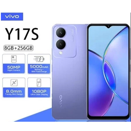 HP VIVO Y17s RAM 8+256GB 6.35 inci ANDROID Baterai 5000mAh