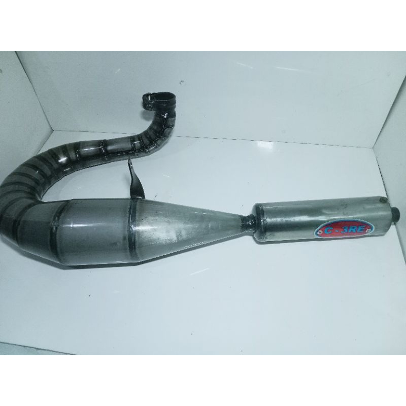 knalpot vespa racing buang kiri