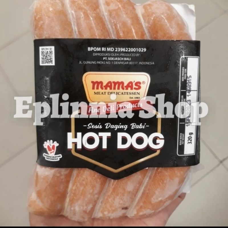 

Mama's Mamas Hot Dog 320 gr - Sois Daging Babi