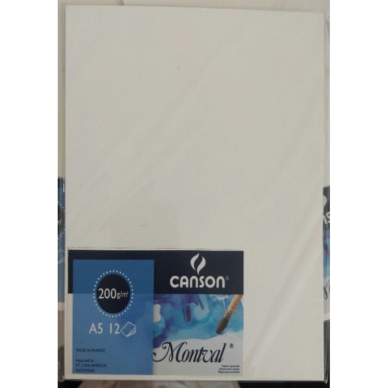 

Watercolor Paper Canson A5 200gsm