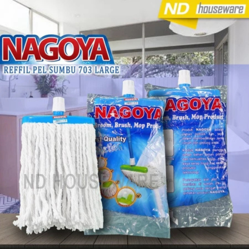 MOP PEL NAGOYA / TANPA GAGANG / REFFILL LAP PEL NAGOYA