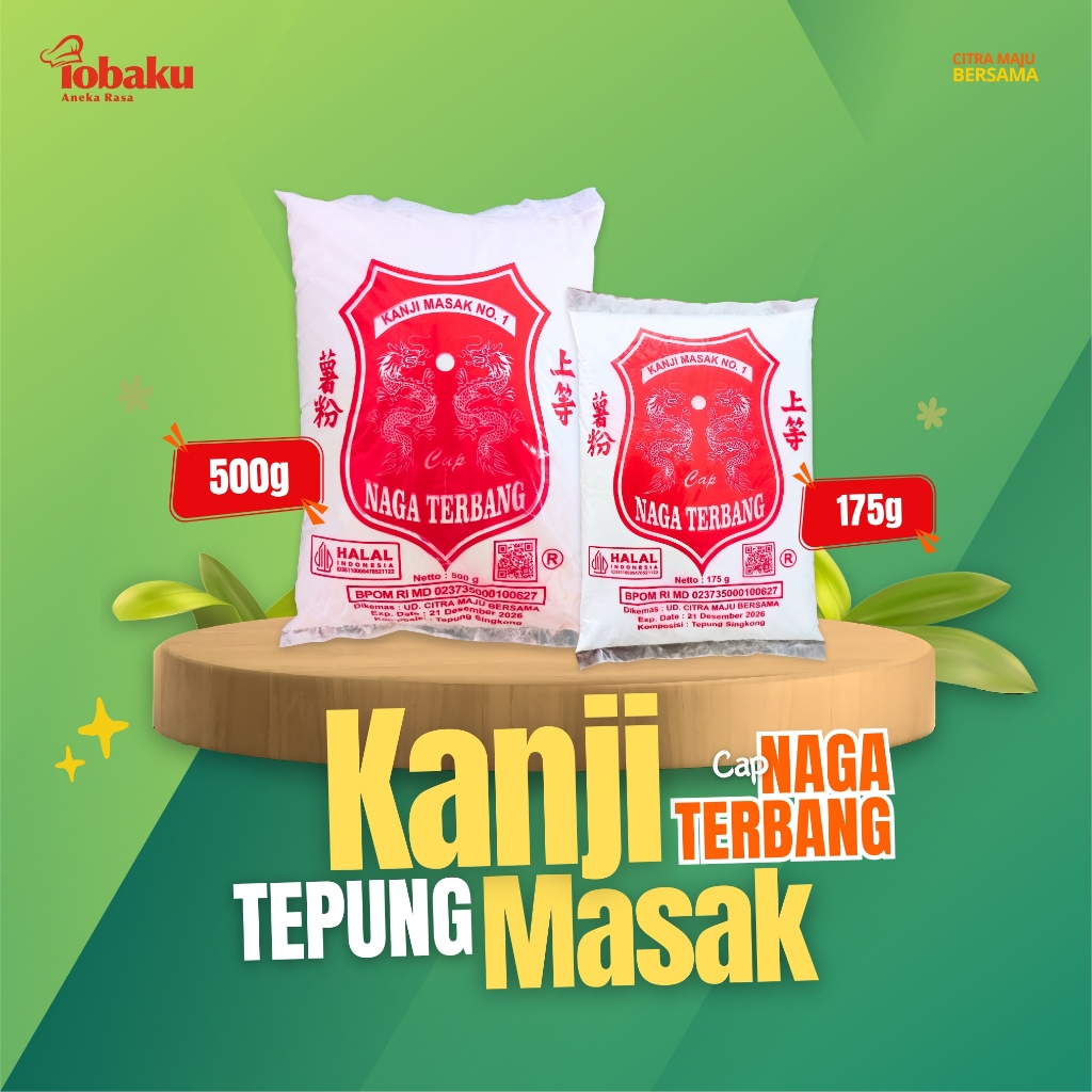 

Tepung Kanji Masak Cap Naga Terbang Kemasan 175g & 500g _