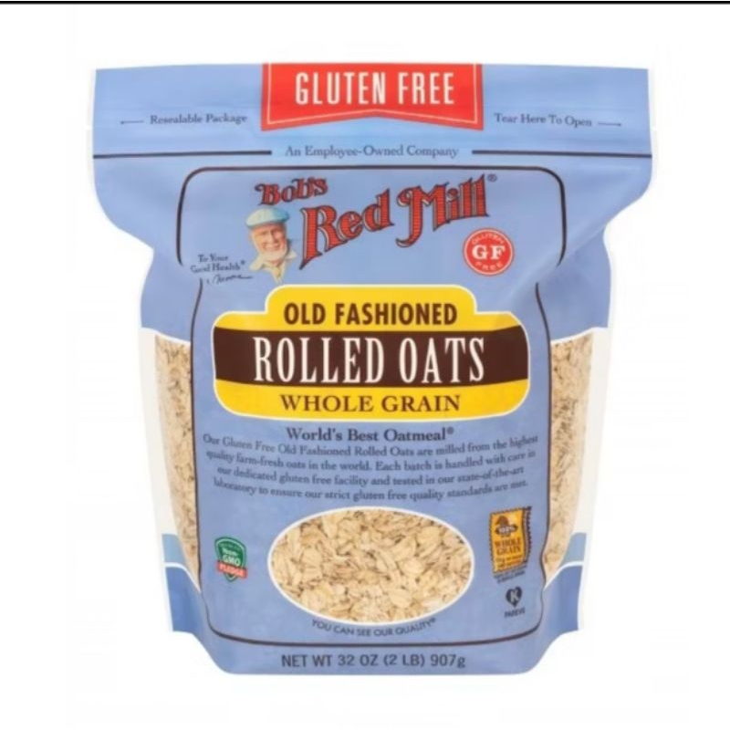 

Bob's Red Mill Gluten Free Old Fashioned Rolled Oat 907gr