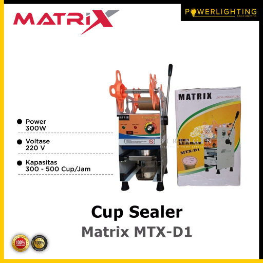 Matrix MTX D1 / MTX D8 Mesin Cup Sealer Matrix D1 /D8 - Alat Press Gelas Plastik
