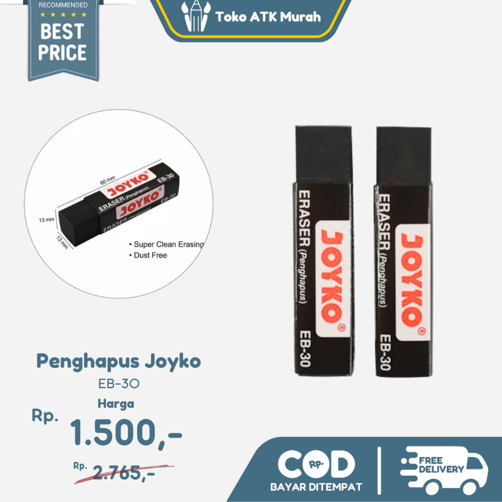 

Penghapus Joyko EB-30 Pensil Joyko Eraser