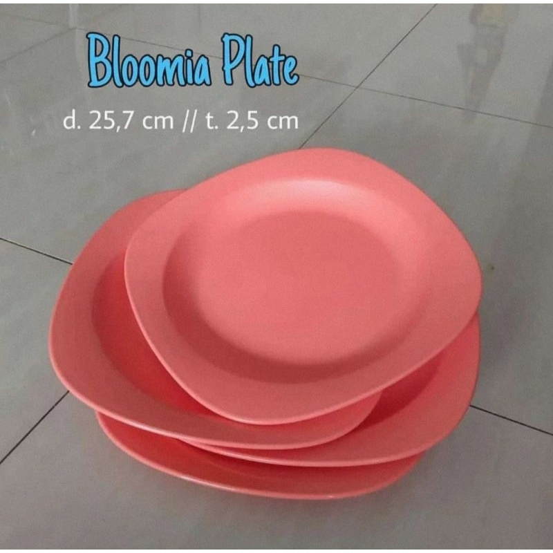 blossom plate piring makan tupperware