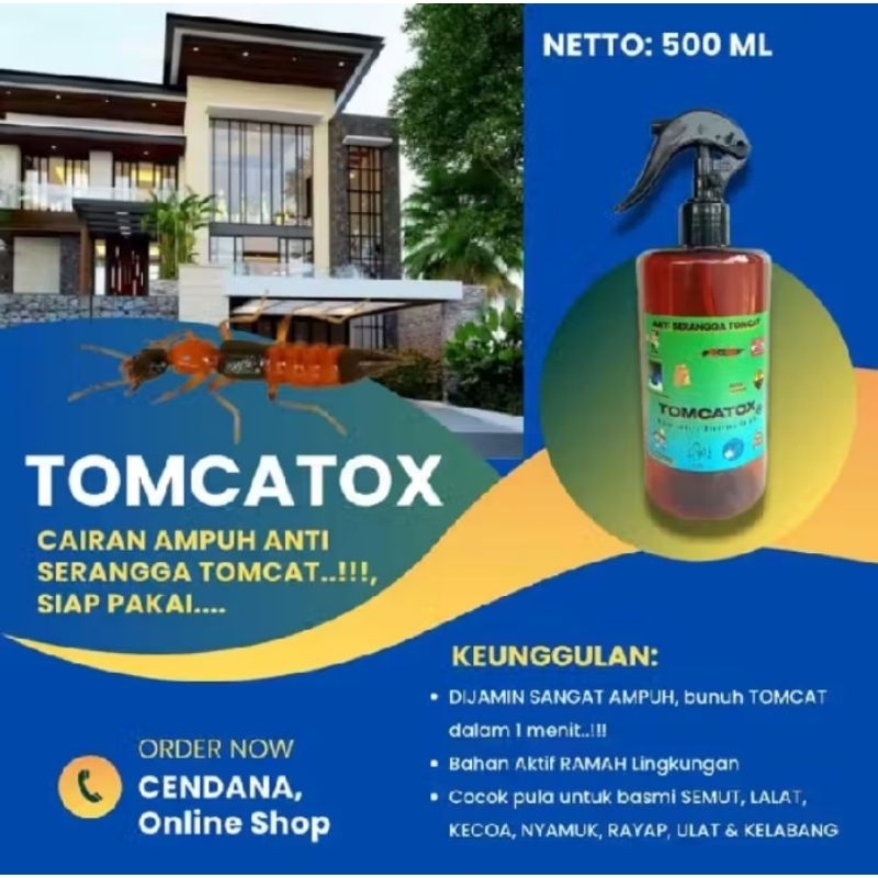 Anti Serangga Tomcat, TOMCATOX membasmiTomcat dalam waktu 1 Menit dan Tidak Berminyak