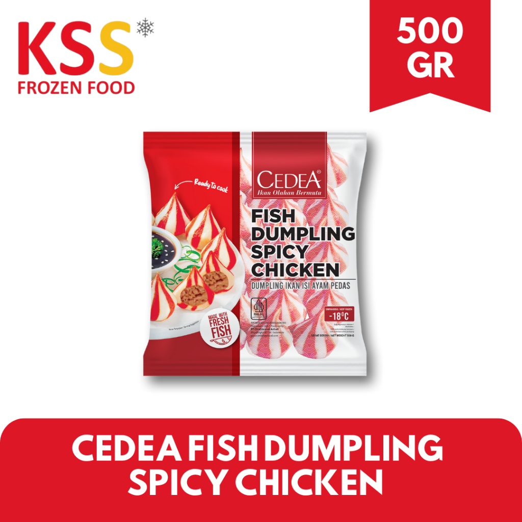 

CEDEA FISH DUMPLING SPICY CHICKEN 500 GR