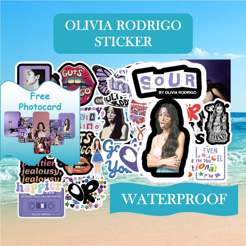 

(30 pcs) Olivia Rodrigo Sticket Pack | stiker helm tumblr laptop waterproof anti air