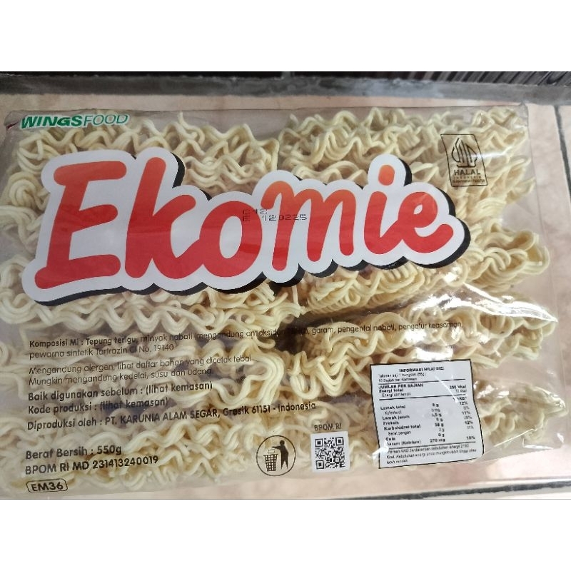 

mie kering ekomie