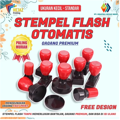

Stempel Flash/Otomatis/Warna Ukuran Custom Desain Suka Suka