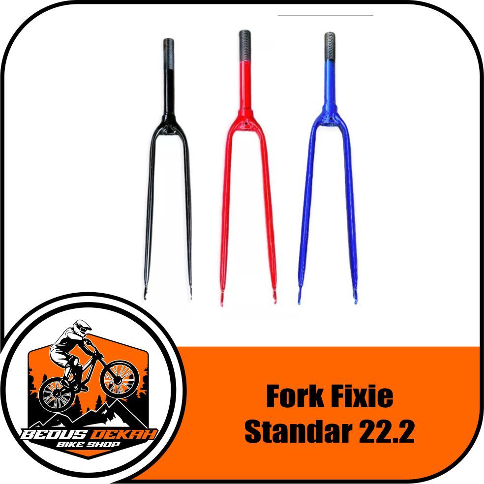 FORK SEPEDA FIXIE 700C GARPU FIXI STANDAR INSERT 22.2 BALAP ROAD