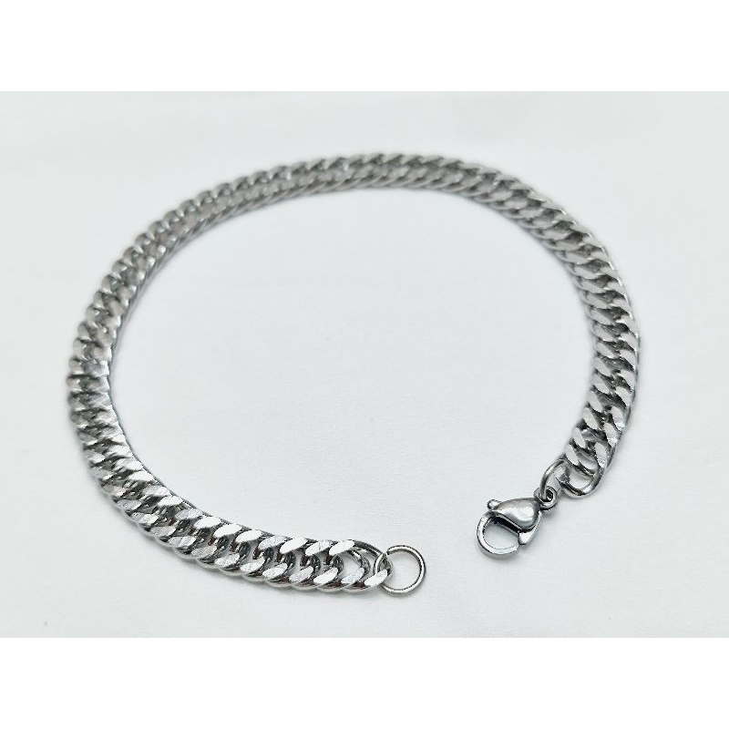 Gelang Titanium Rantai Cowok Anti Karat