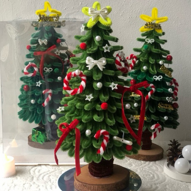 

CHRISTMAS TREE MINI PIPE CLEANER POHON NATAL