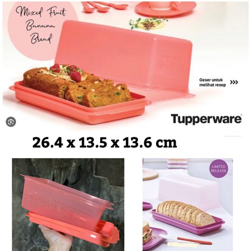Tupperware Bread Server Wadah Roti Panjang