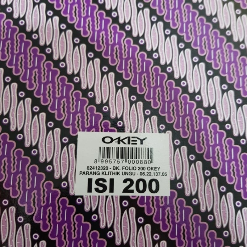 

Buku folio 200 lembar