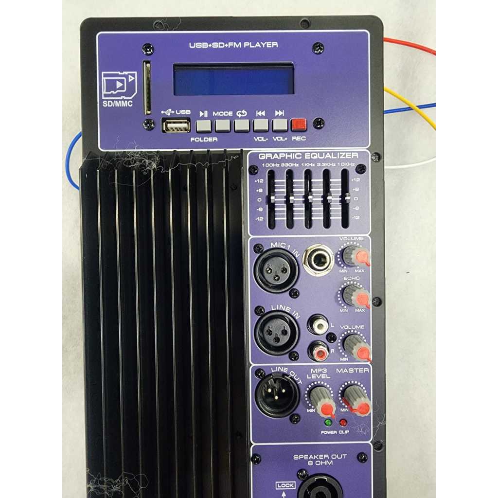 Kit Power Aktif UNGU EQ + Bluetooth + Usb — PA15-250E2