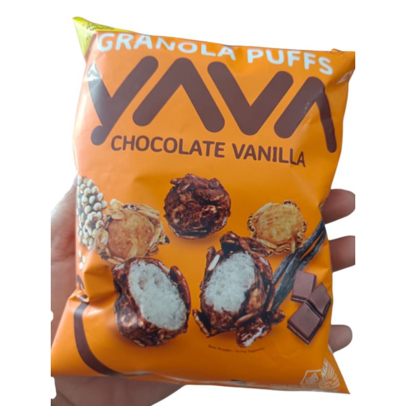 

Granola puffs yava chocolate vanilla15g