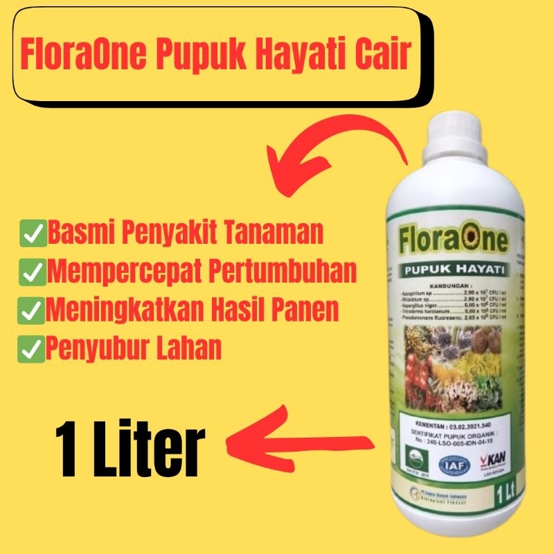 Pupuk Hayati FloraOne, Pupuk Hayati Cair, Pupuk Tricoderma