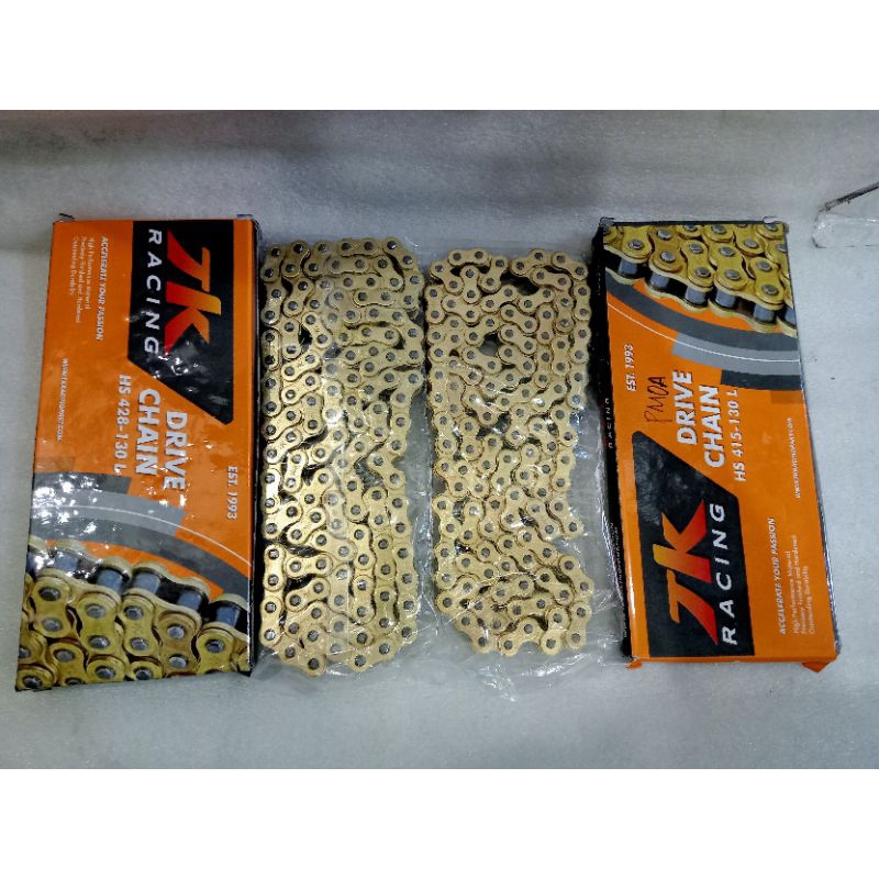 rantai TK racing 428 / 415 ukuran 130 TK racing original