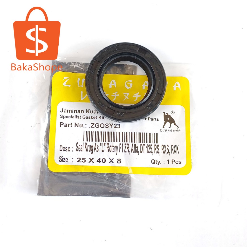 Seal Kruk As Kiri 25 X 40 X 8 F1ZR Alfa DT125 RS125 RXS RX KING