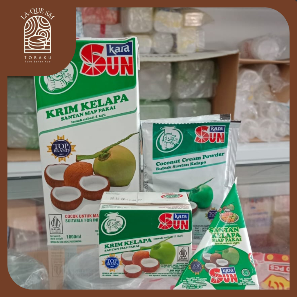 

[LAQUE] 1L SUN KARA SANTAN SIAP PAKAI KRIM KELAPA KENTAL