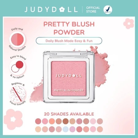 Judydoll Blush Powder - Purple Cool Tone Blush On Powder