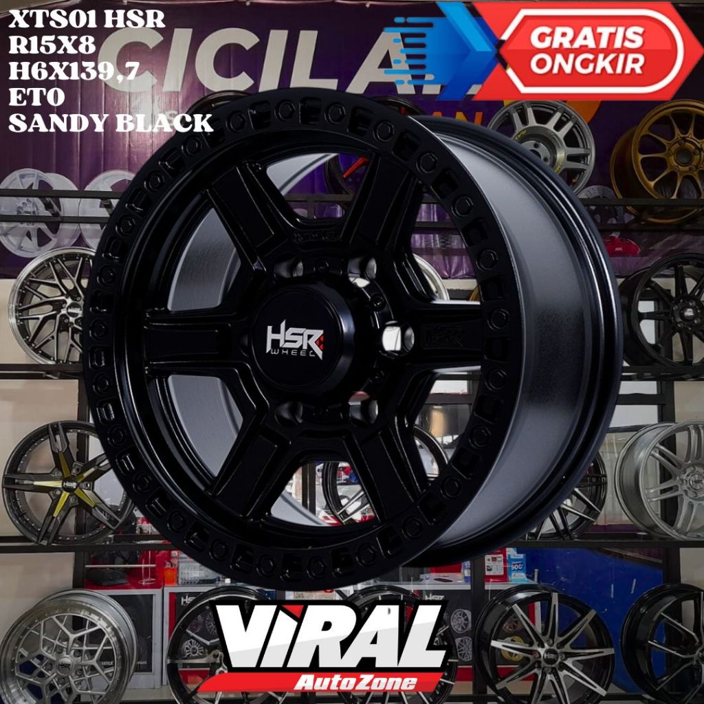 Velg Mobil PANTHER , TRAGA , BLAZER , TERRANO , HSR XTS01 RING 15 R15