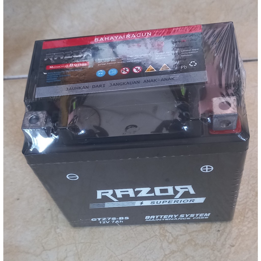 Aki kering GTZ7S RAZOR