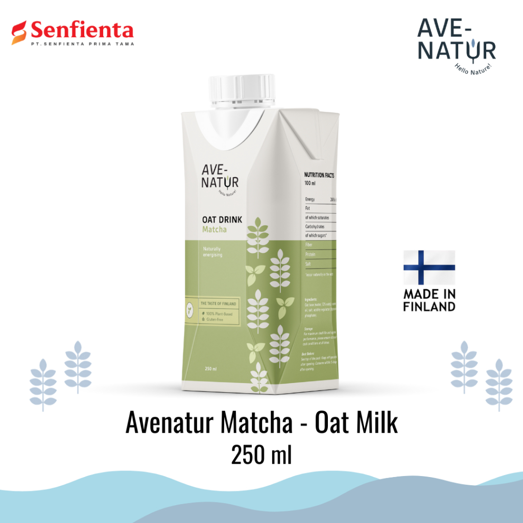 

Ave - Natur Oat Smoothie Matcha 250 ml | Oat Milk