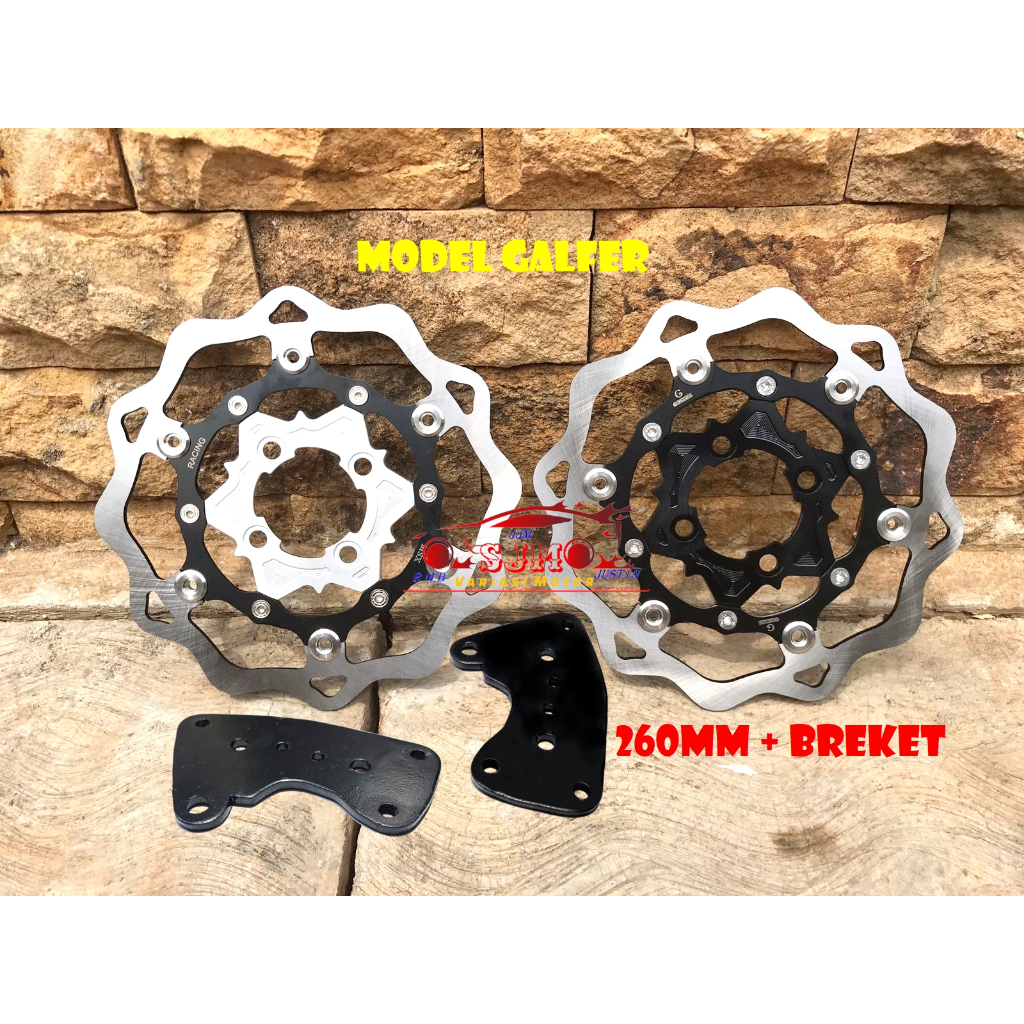 Piringan Depan 260mm REVO ABSOLUTE,REVO FIT,BLADE,SUPRA 125 F1,SUPRA 125 INJEKSI ,SUPRA 125 HELM IN 