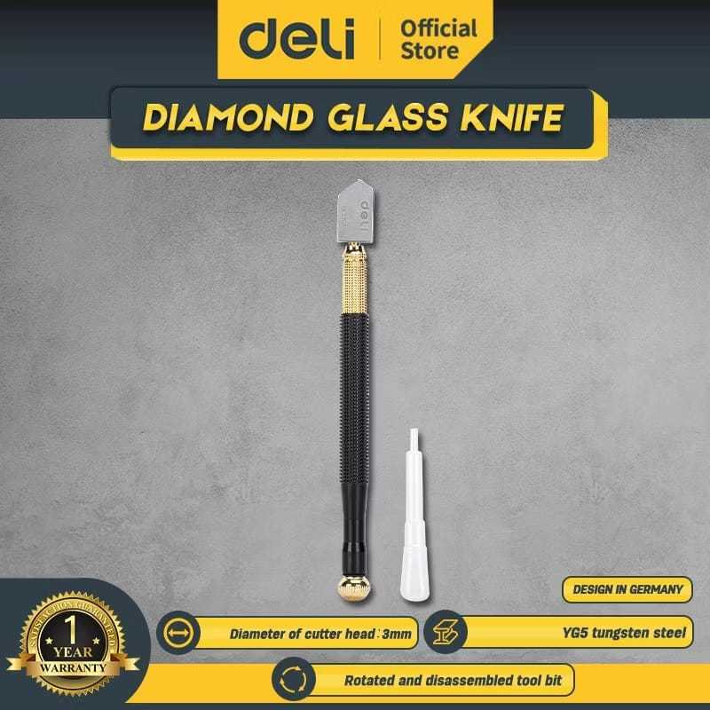 

DELI Diamond glass knife 4-15mm Pisau Pemotong Kaca & Keramik EDL2701
