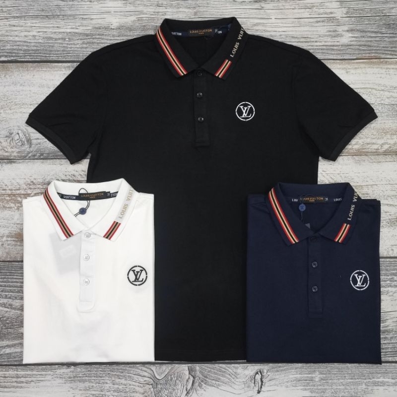 Kaos Kerah Pria Import Premium High Quality LV-3017