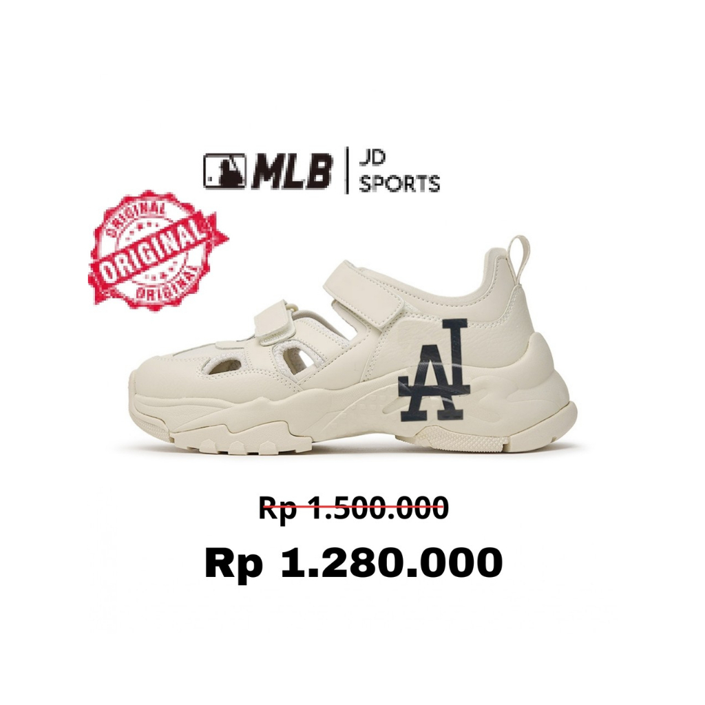 MLB Bigball Chunky Mask LA Dodgers White Original 100% Women sneakers