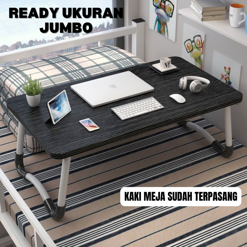 Omahfurniture.id Meja Lipat Belajar Aesthetic Minimalis 120x50 120x40 100x50 100x40 80x50 80x40 60x4