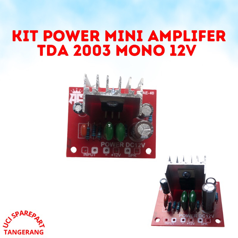 KIT POWER AMPLIFIER MINI TDA 2003