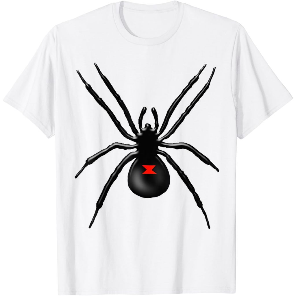 Baju Dewasa Black Widow Spider Halloween Costume T Shirt Fashion Pakaian Atasan Kaos Laki Pria Wanit