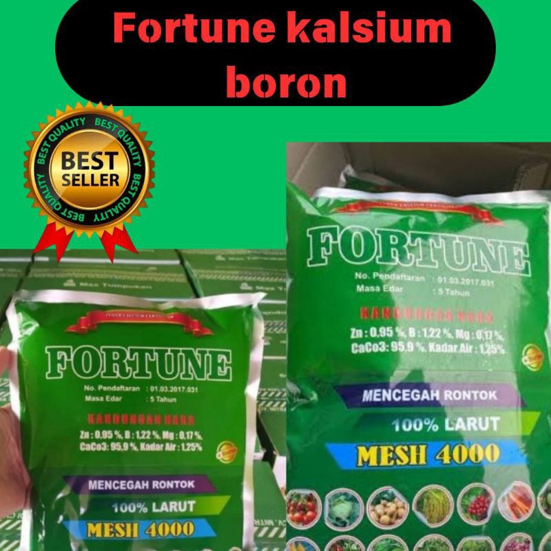 LARIS MANIS.. Pupuk Kalsium Boron Fortune Kemasan 1kg, Pupuk Kalsium Boron, Pupuk Kalsium Boron Plus
