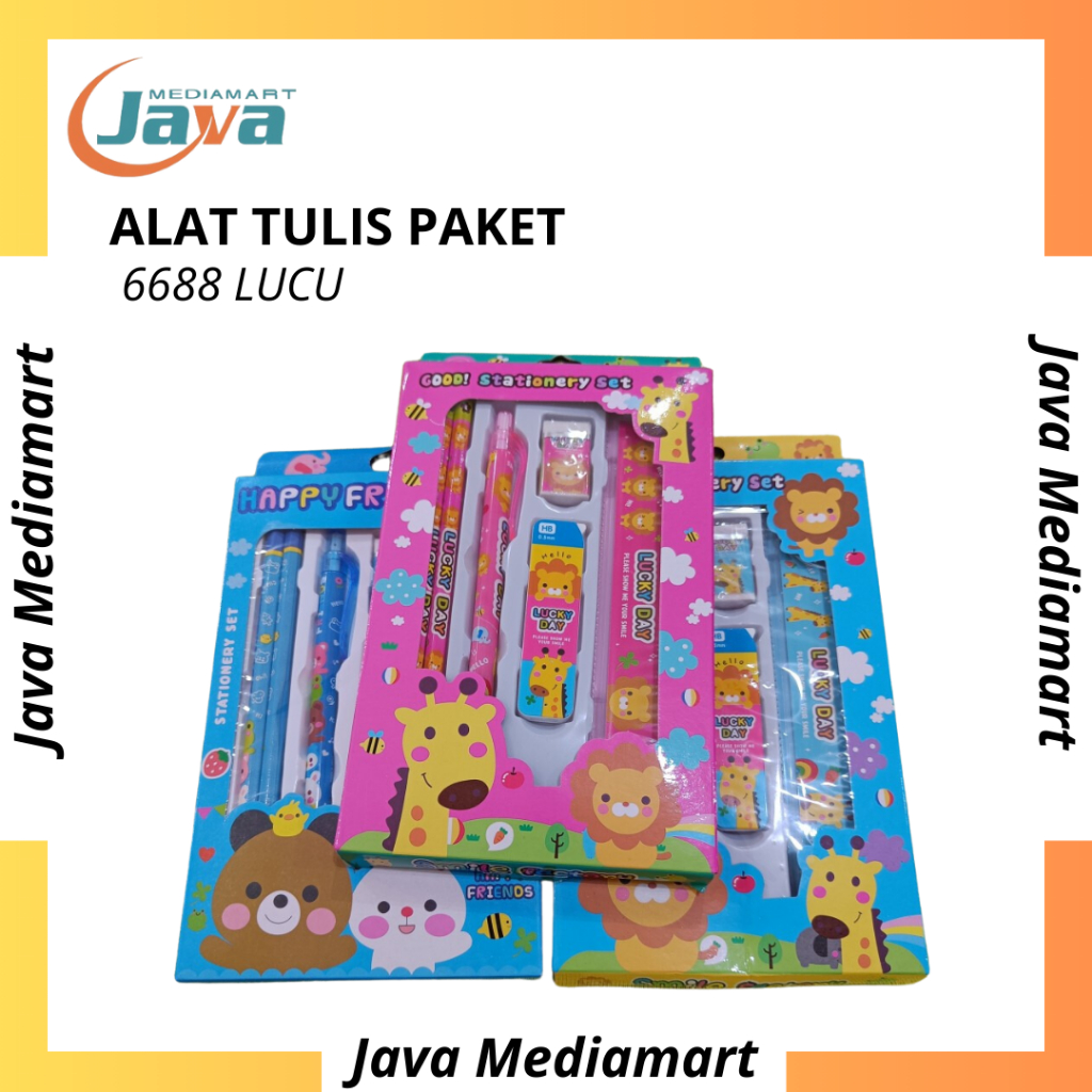 

Paket alat tulis anak anak karakter lucu 6688 murah