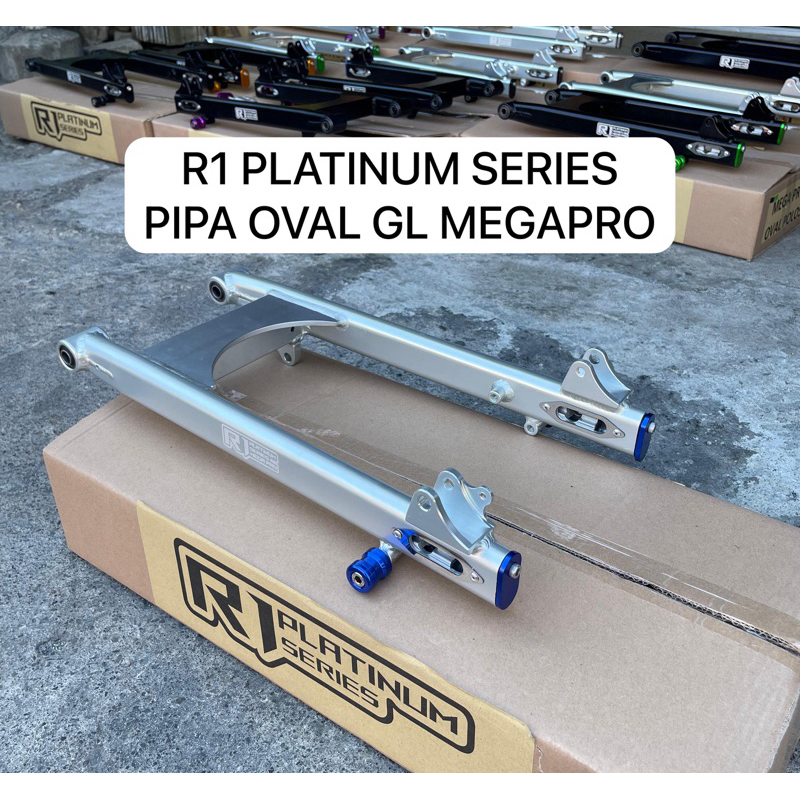 SWING ARM R1 PLATINUM SERIES GEN2 GL MEGAPRO SILVER BIRU