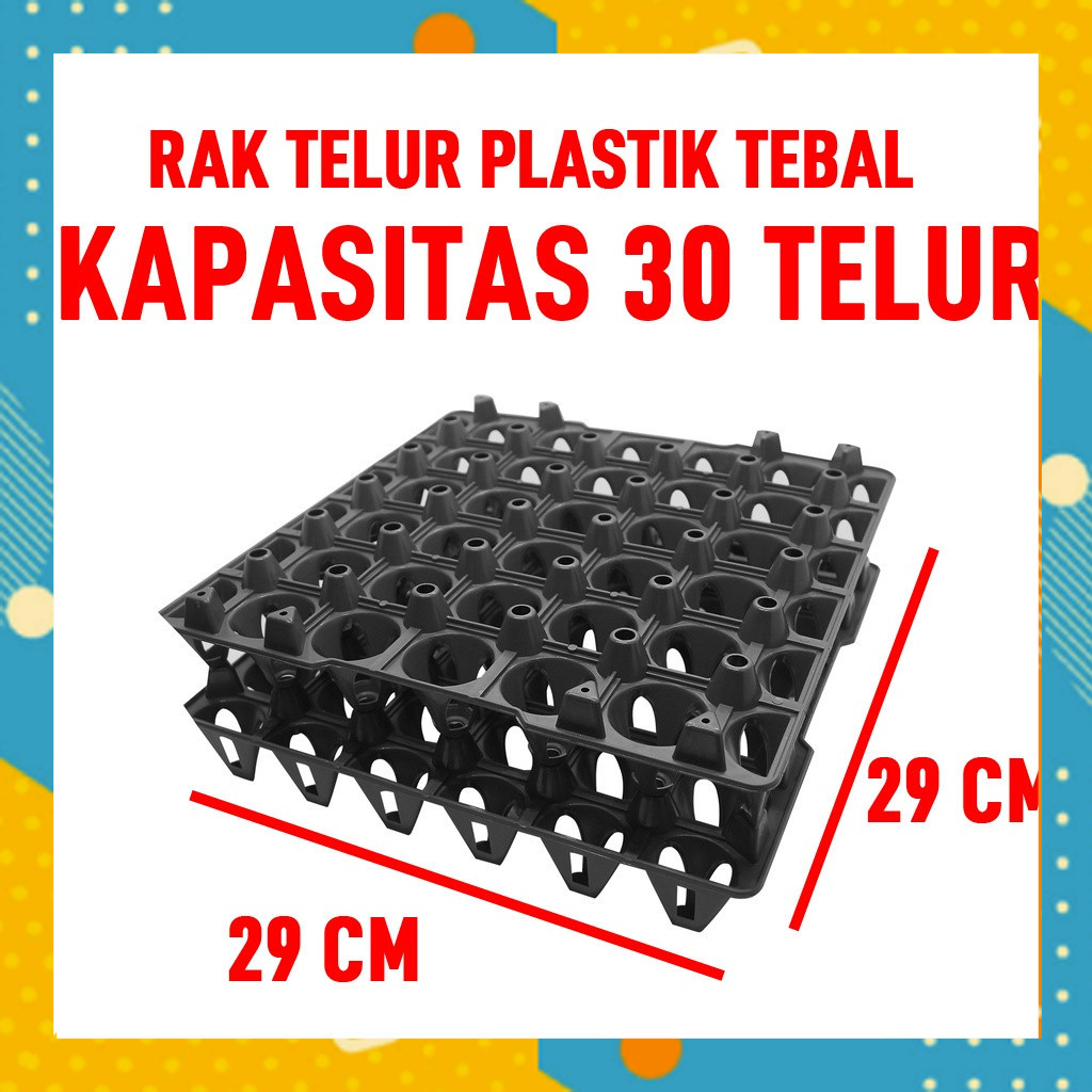 Rak Telur Plastik Isi 30 Butir Nampan Telur Egg Tray Plastik Tebal SC22DPAL