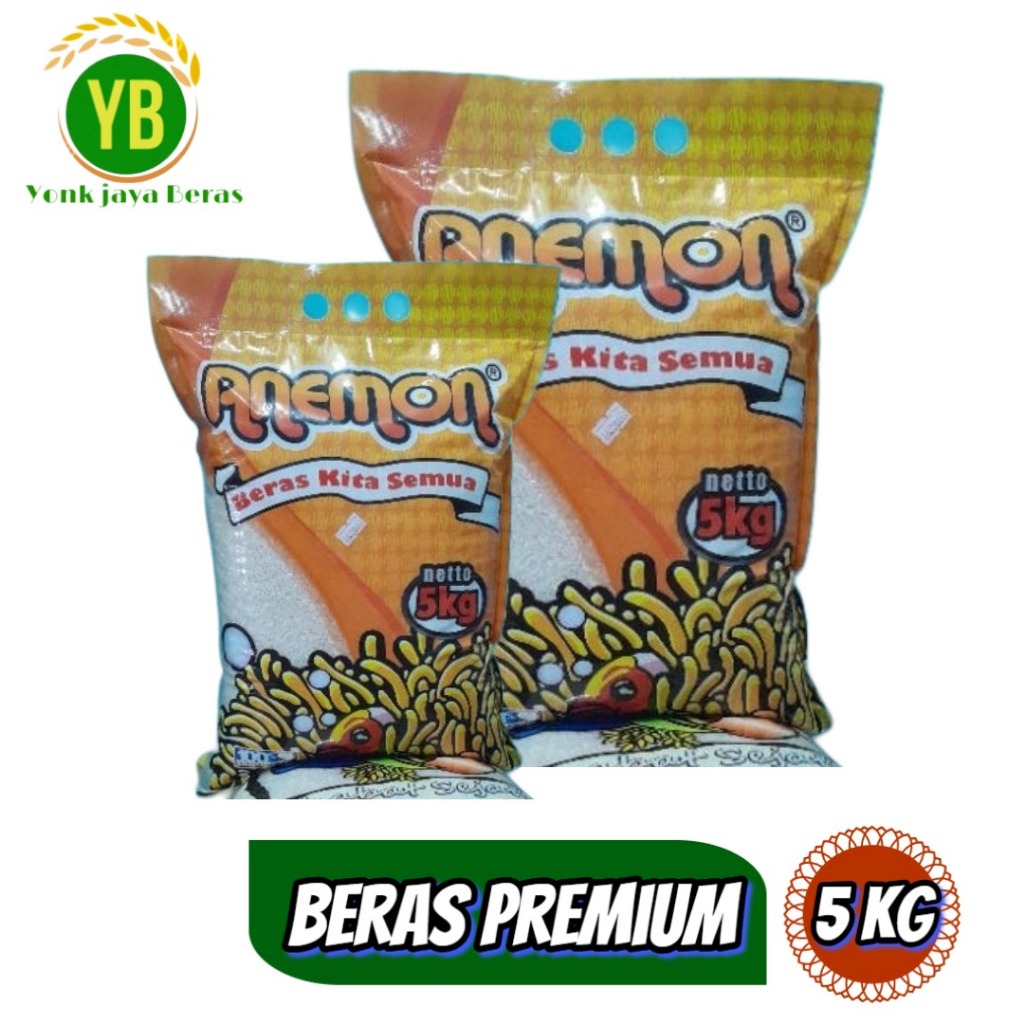 

BERAS ANEMON PREMIUM (1KG & 5KG) PULEN TERMURAH