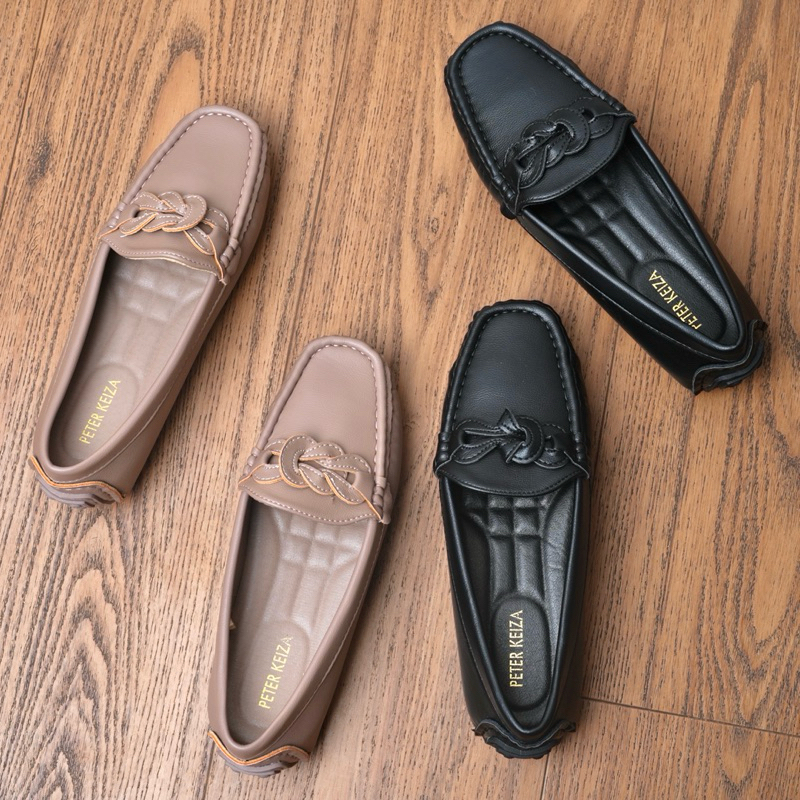 Peter Keiza Sepatu Loafers Moccasin Wanita ZN80-14
