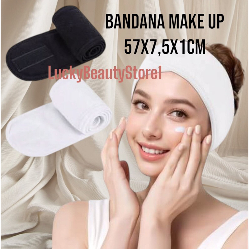 bandana towel tebal hair band bando facial make up facial handuk spa cuci muka salon rias wajah make