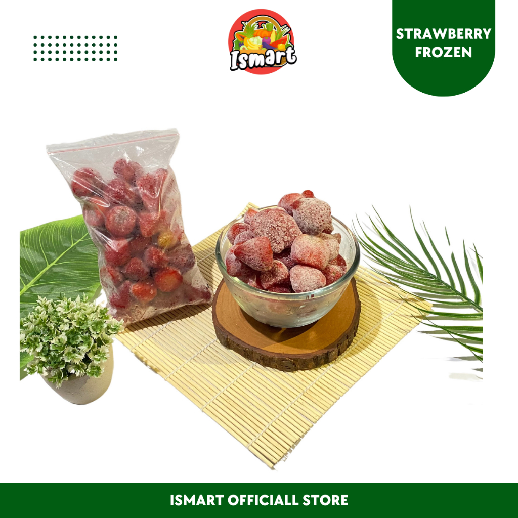 

ISMART | Strawberry Frozen Kemasan 1 Kg - Khusus JABODETABEK