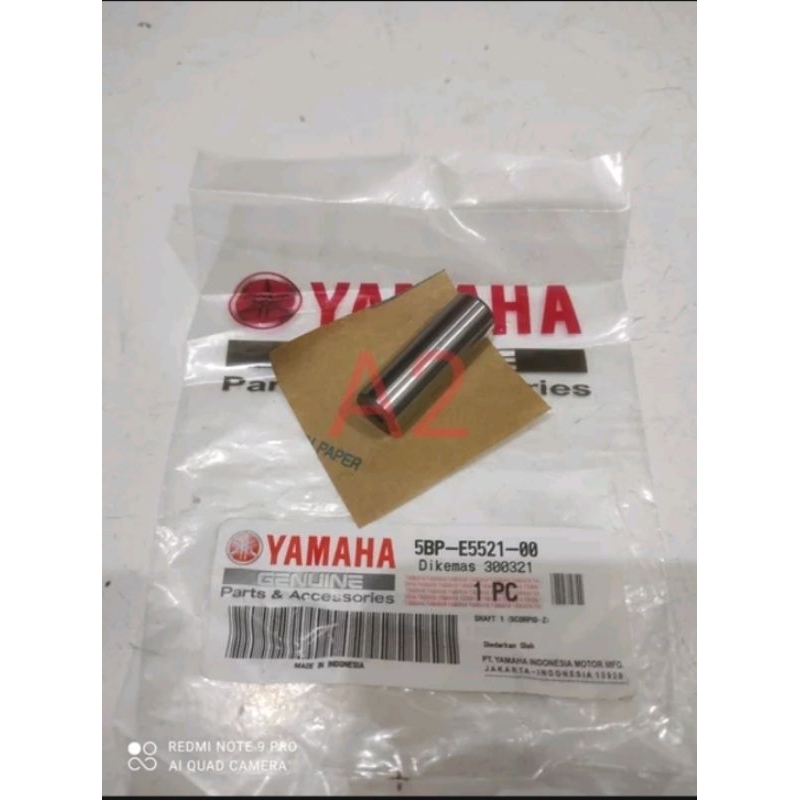 SHAFT 1 pin pen as gigi gear gir starter stater kecil skorpio scorpio 5BP-E5521-00 original YAMAHA